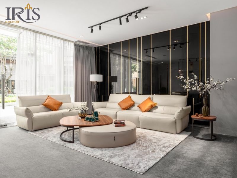 Kê sofa đúng cách giúp tạo điểm nhấn cho phòng khách