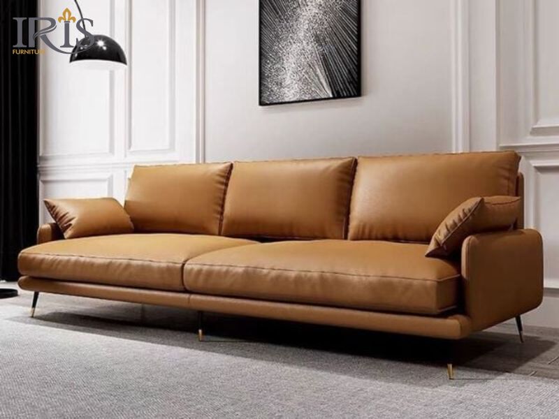 Nên kê sofa chữ I (văng) dọc tường