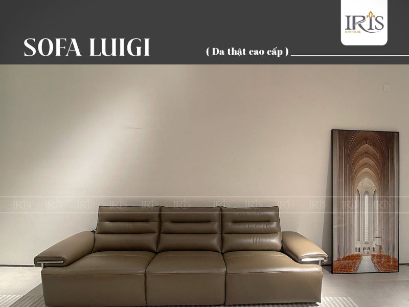 Sofa da bò thật cao cấp