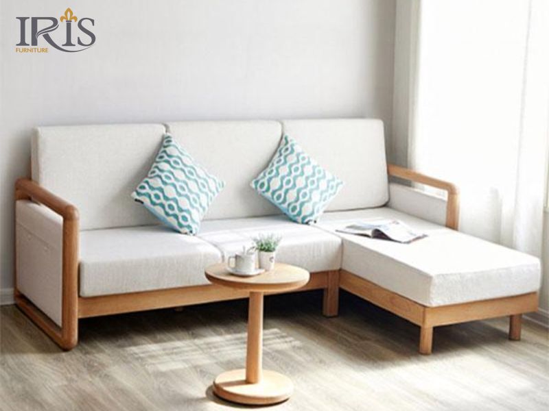 Sofa sử dụng gỗ sồi, gỗ óc chó, gỗ hương