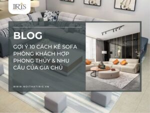 cách kê sofa phòng khách