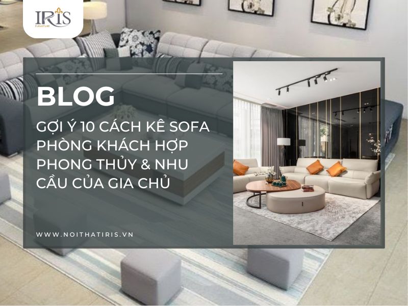 cách kê sofa phòng khách