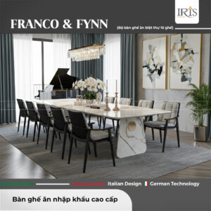 Bàn đá Franco & Ghế Fynn