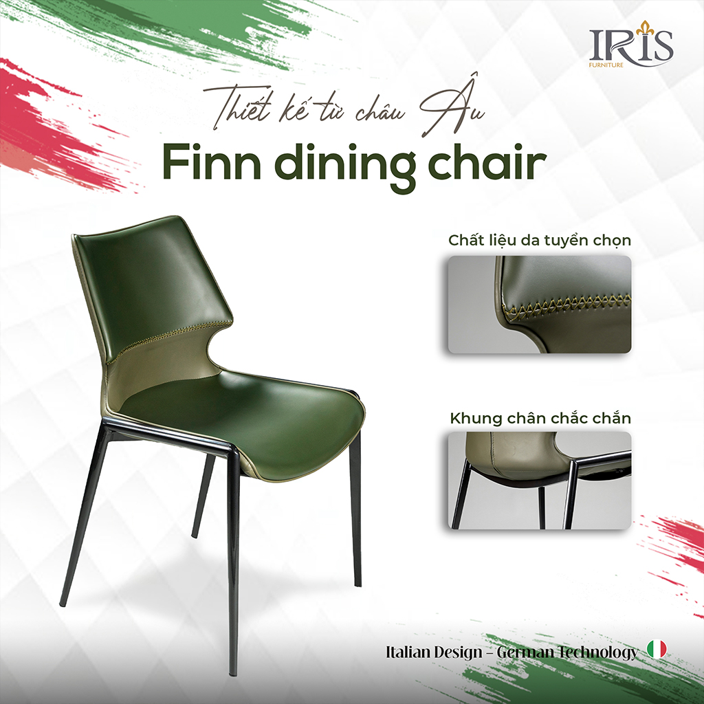 Ghế Finn sở hữu thiết kế hiện đại và sang trọng 