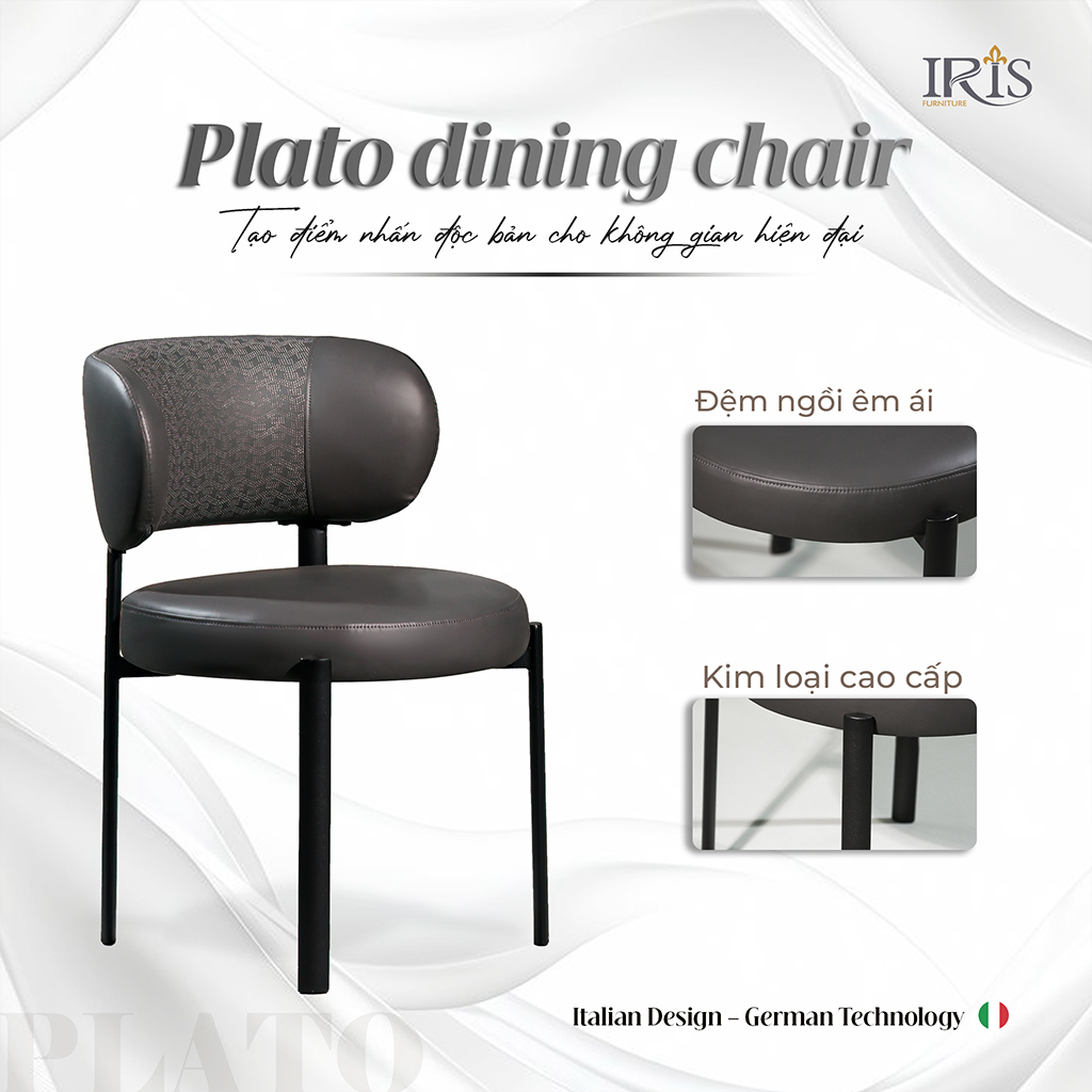 Ghế da Plato nhập khẩu đẳng cấp – sang trọng