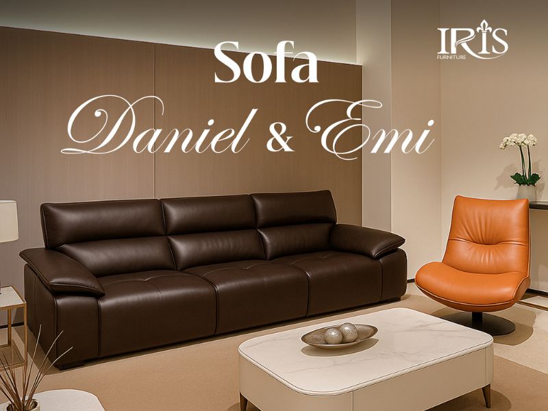 sofa da có giá trung bình từ 30.000.000 VND đến 100.000.000 VND tại IRIS