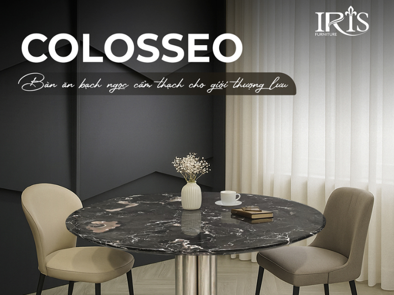 Bàn ăn tròn cao cấp, sang trọng cho gia đình Việt