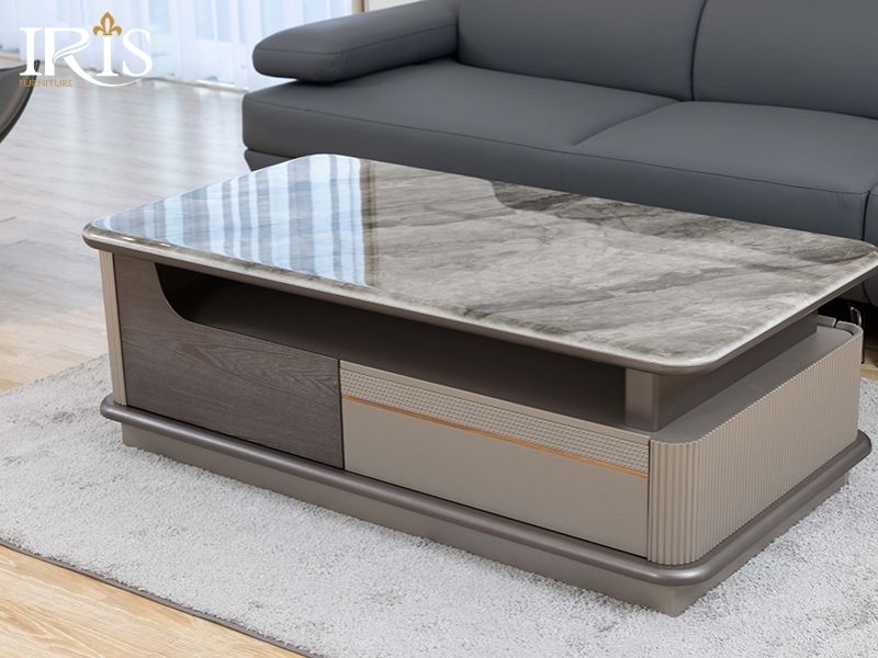Thiết Kế Nội Thất Phòng Khách — Từ Bố Cục Đến Phối Màu 14 Bàn trà quyết định tỷ lệ và kết nối tổng thể khu vực sofa phòng khách