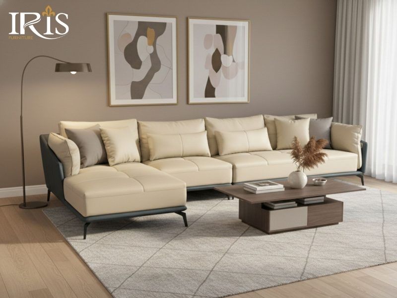 Thiết Kế Nội Thất Phòng Khách — Từ Bố Cục Đến Phối Màu 11 Kiểu bố trí sofa phổ biến giúp tối ưu không gian và tăng trải nghiệm sử dụng