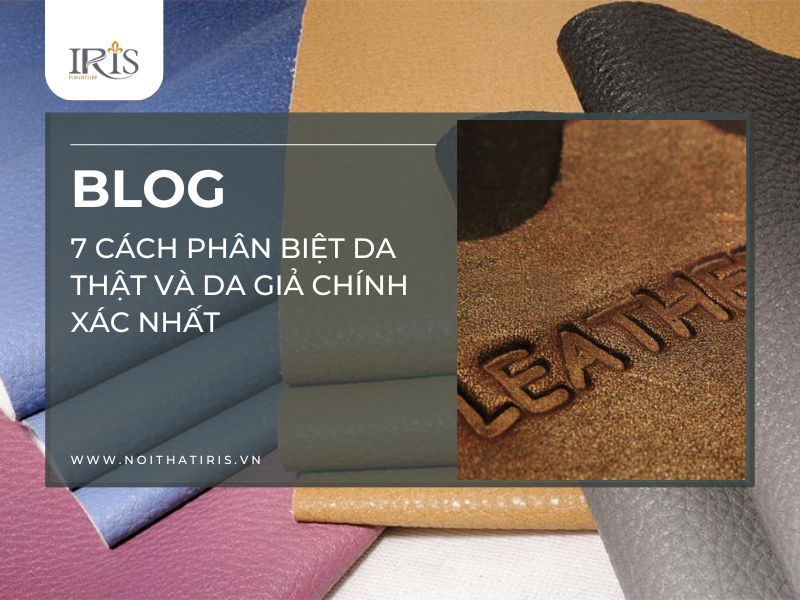phân biệt da thật và da giả